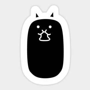 Tank Cat, Dark Sticker